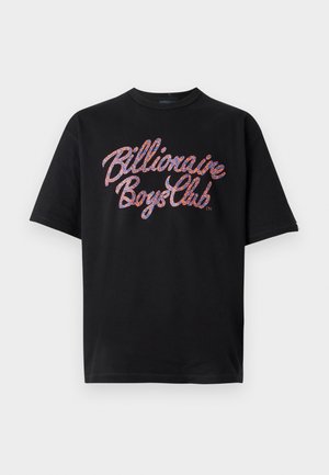 SCRIPT OVERSIZED TEE - Trükipildiga T-särk - black