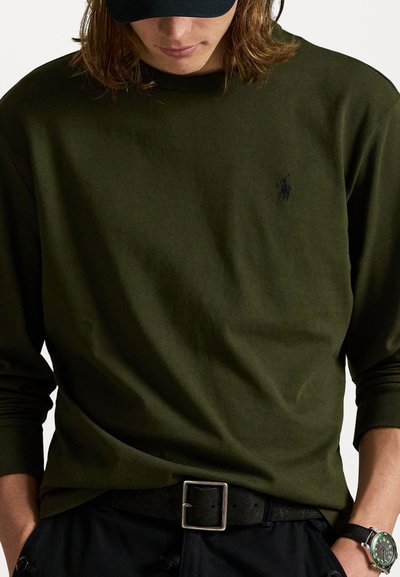 Polo Ralph Lauren CLASSIC FIT JERSEY LONG-SLEEVE T-SHIRT - Longsleeve - company olive