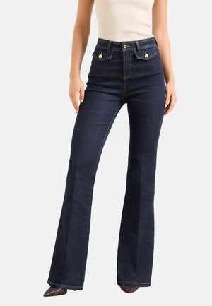 Lipsy, TALL FIT - HIGH WAIST GLAM FLARE LEG JEANS - Bootcut jeans - rinse wash