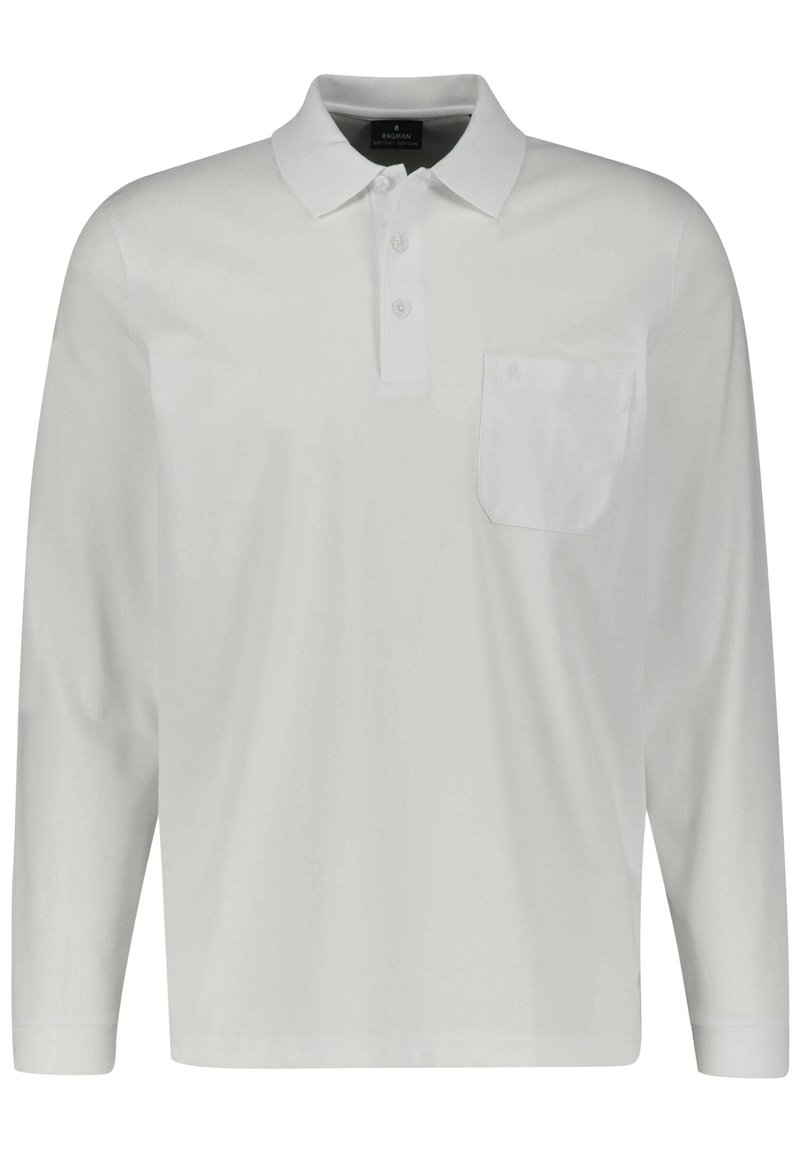 Ragman Poloshirt - weiss