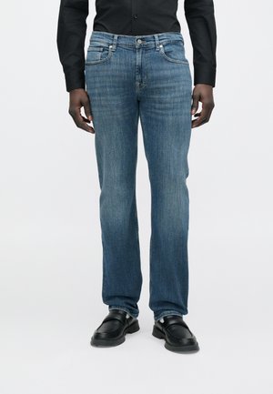 LUXE VINTAGE - Džinsi ar taisnām starām - blue denim