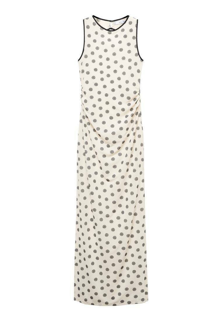 Mango Maxi-jurk beige