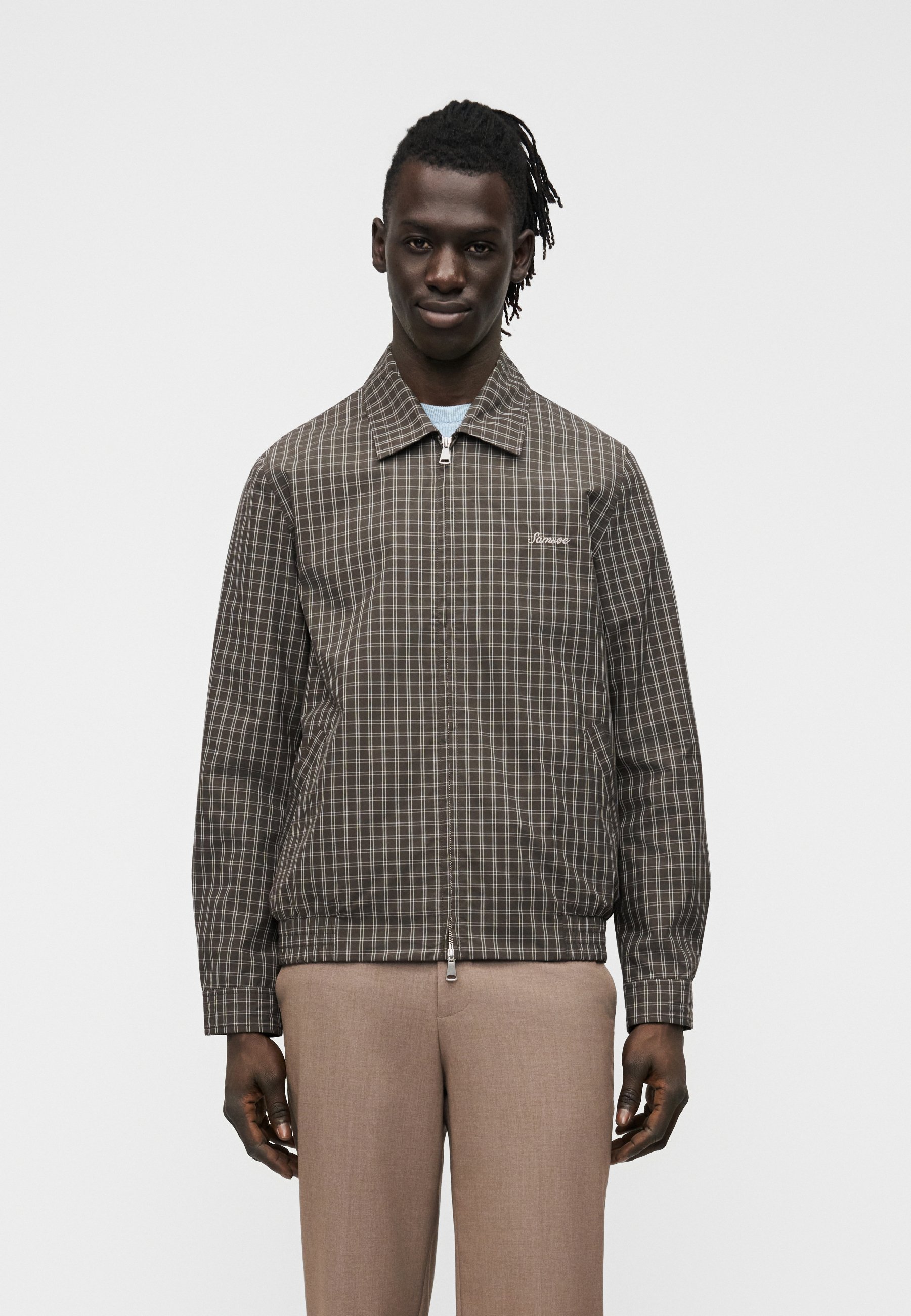 Samsøe Samsøe SABECK JACKET - Summer jacket - black olive/brown