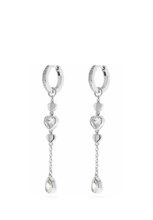 ZIRKONIA - Øreringe - silver-coloured