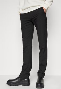 BOSS SLIM - Hlače chino - black