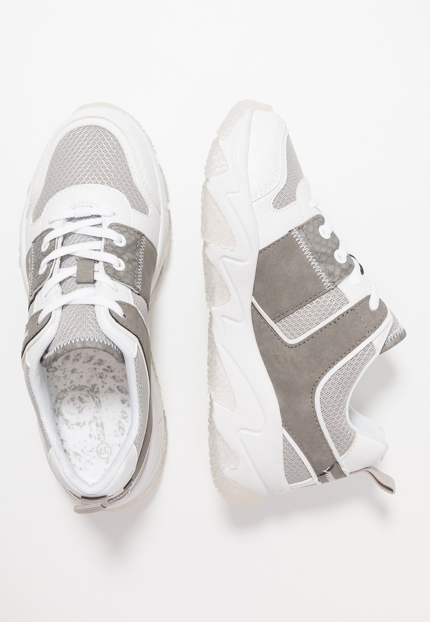 Bugatti CEYDA Joggesko whitegrey Zalando.no Bugatti CEYDA Joggesko beigewhite Zalando.no