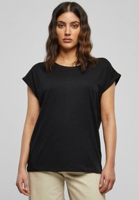 Urban Classics EXTENDED SHOULDER 2-PACK - T-shirt basic - white black