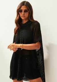 Next - OVERHEAD COVER UP  - Poncho - black Miniatyrbild 1