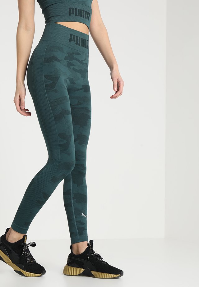 EVOKNIT SEAMLESS LEGGINGS - Tights - ponderosa pine