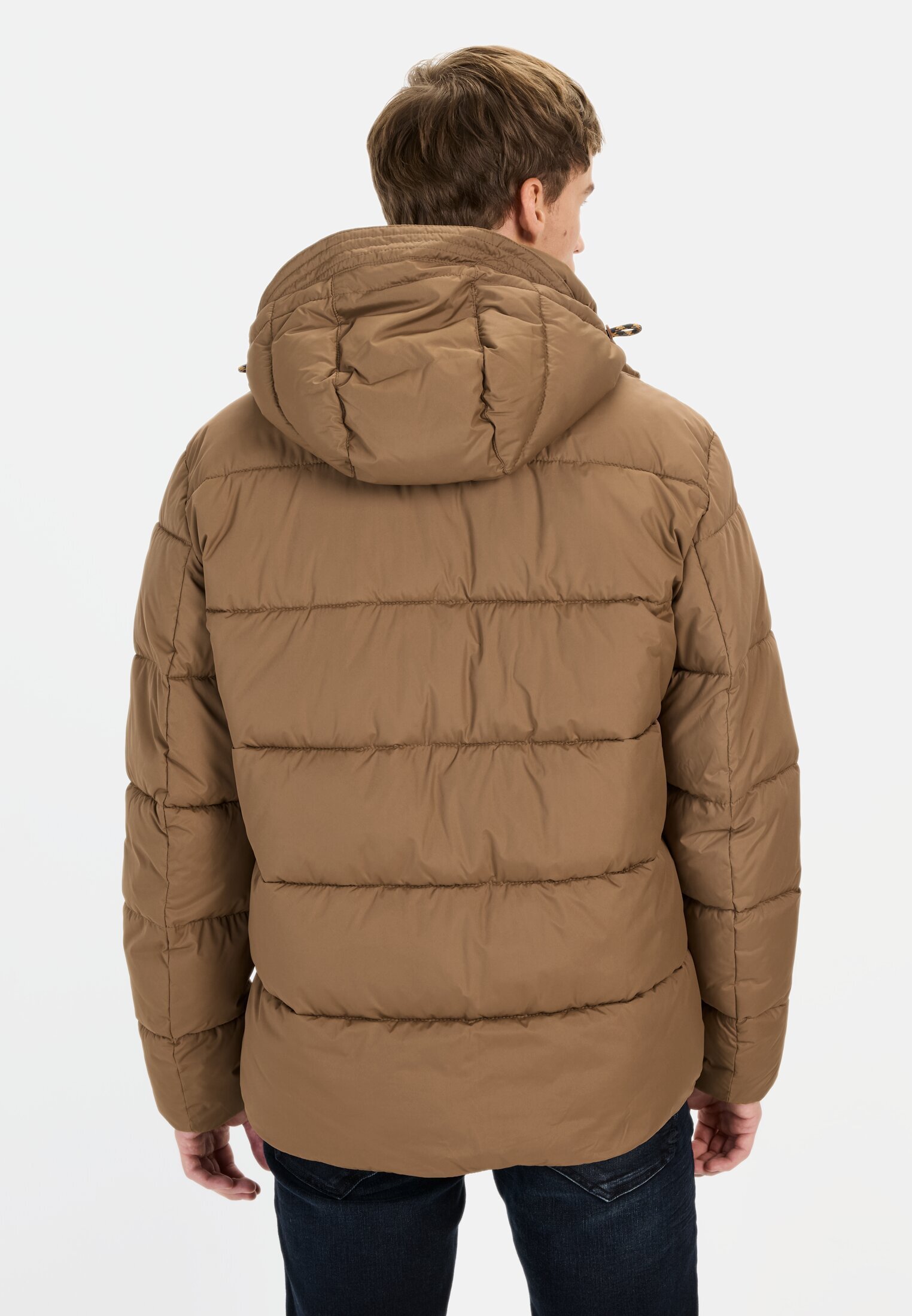camel active STEPP MIT ABNEHMBARER KAPUZE - Winter jacket - sepia
