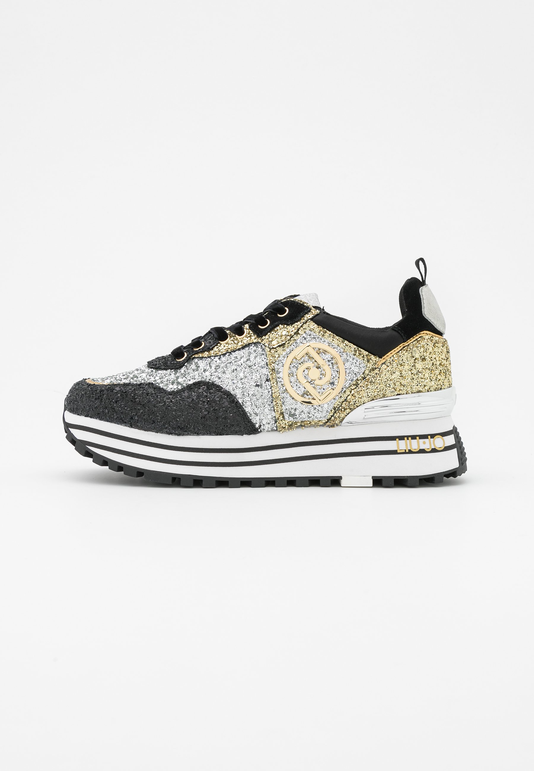 Liu Jo Jeans MAXI - Sneakers laag - black/gold/silver/meerkleurig - Zalando .be