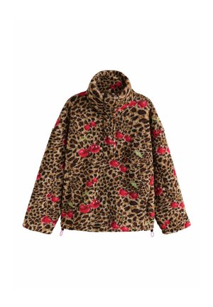 BORG HALF ZIP - Fleece jumper - animal cherry print