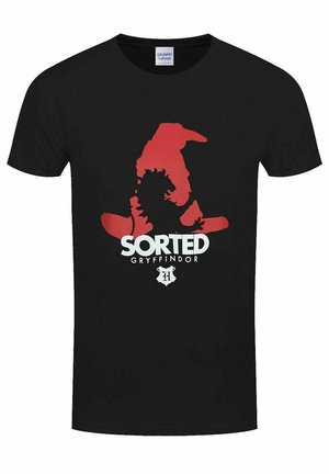 HARRY POTTER   SORTED GRYFFINDOR    - T-shirt imprimé - black