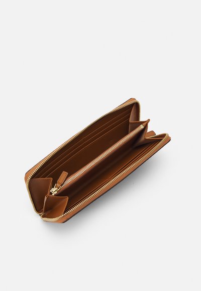 MCM VISETOS ORIGINAL ZIPPED WALLET LARGE UNISEX - Πορτοφόλι - cognac