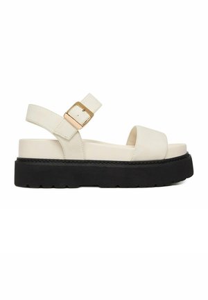 Jenny, Sandále na platforme - beige
