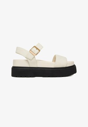 Jenny, Sandále na platforme - beige