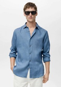 Mango - Shirt - china blue Thumbnail Image 1