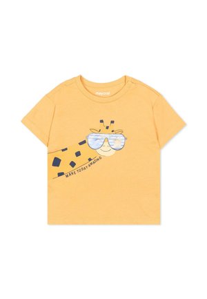 T-shirt con stampa - yellow
