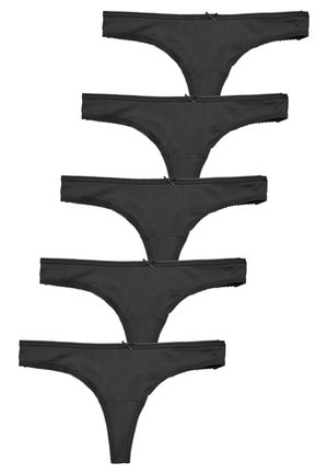 5 PACK - String - black
