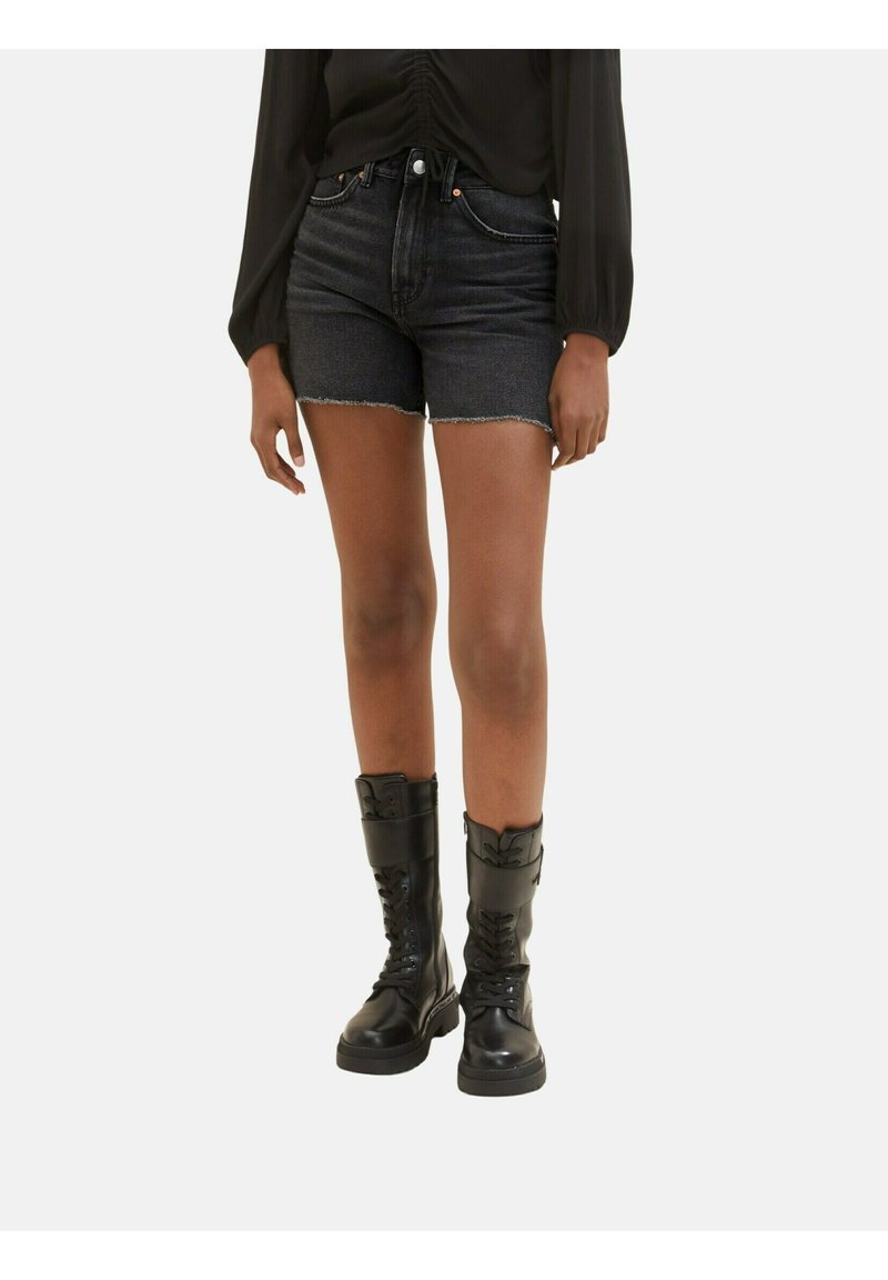 TOM TAILOR Bermuda jeans shorts voor heren, 10270 - Black Black Denim, 34