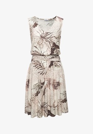 LASCANA, LASCANA JERSEYKLEID - Robe en jersey - taupe bedruckt