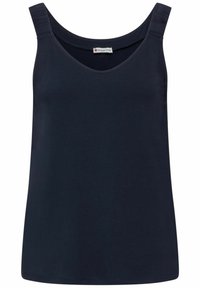 Street One MIT V-NECK - Top - blau