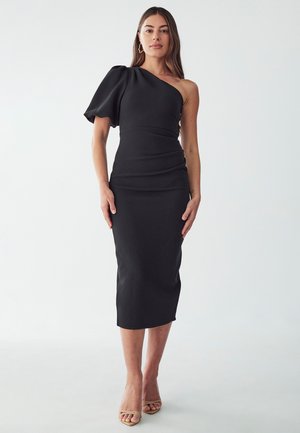 BWLDR KITA MIDI DRESS - Shift-haljina - black