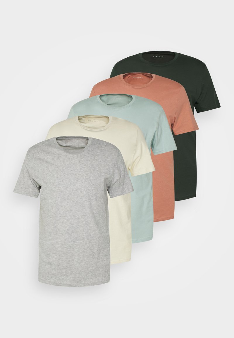 Pier One T-shirt basic graniet
