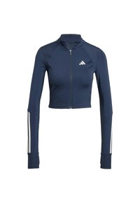 HYPERGLAM FULL-ZIP RIBBED COVER-UP - Kofta - aurora ink