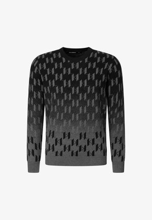 KARL LAGERFELD, KNIT CREWNECK - Pullover - black