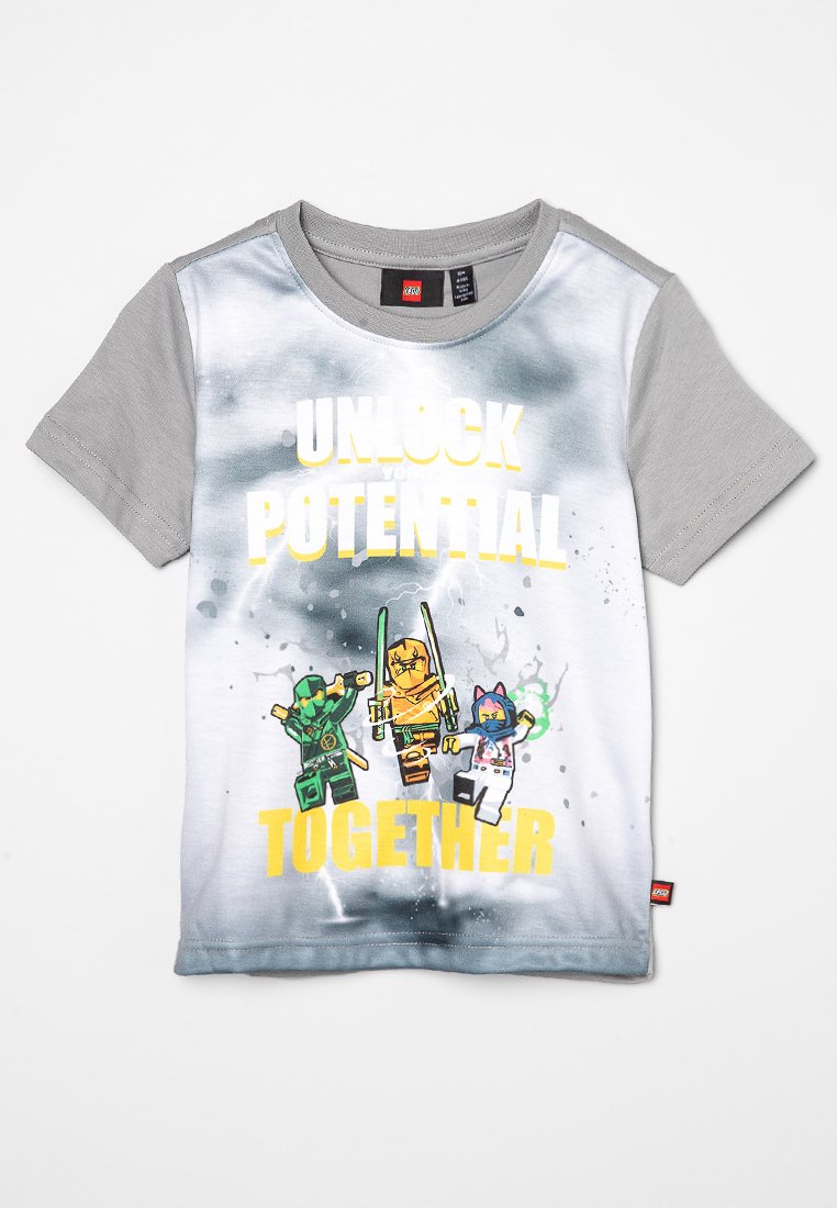 LEGO® kidswear T-shirt print lichtgrijs