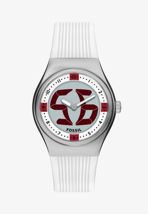 Fossil, FOSSIL MEN TRADITIONAL WATCHES WORLD FLAGS BIG TIC - Ure - white