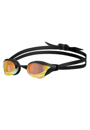 CORE SWIPE MIRROR - Schwimmbrillen - yellow copper black