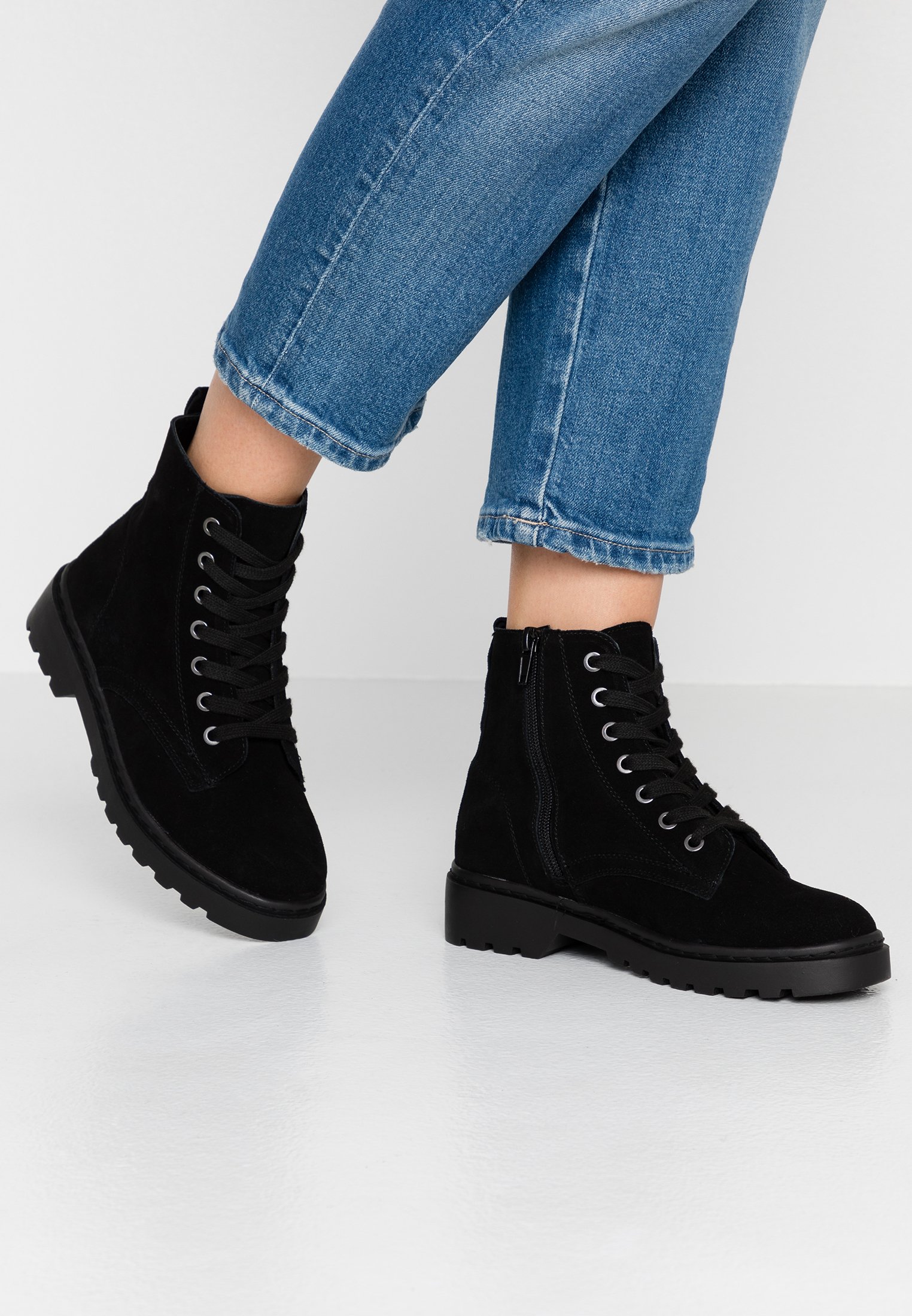 Topshop suede lace up boots Clearance