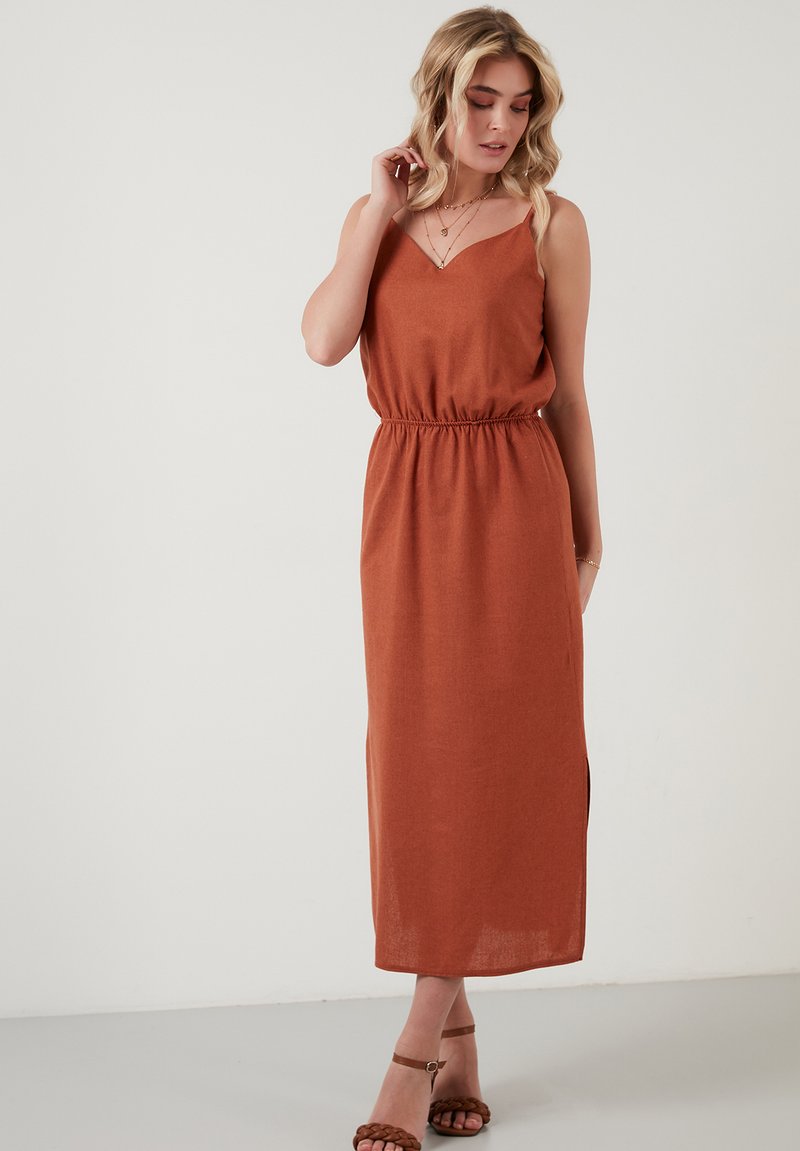 LELA Nappali ruha - brick red