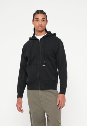 FRENCHTERRY  FULL ZIP HOODIE - Φούτερ με φερμουάρ - black