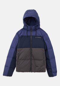 TRAIN ATHLETIC COLOUR BLOCK PADDED JACKET - Winter jacket - blue