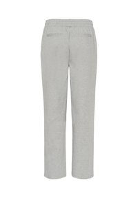 helehallid dressipüksid kummiga vöökohaga, kahe tagatasku, sirge säärekujuga ja pehme tekstuuriga kangast.