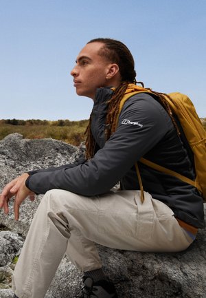 GUIDE HYBRID - Lauko striukė - grey/jet black