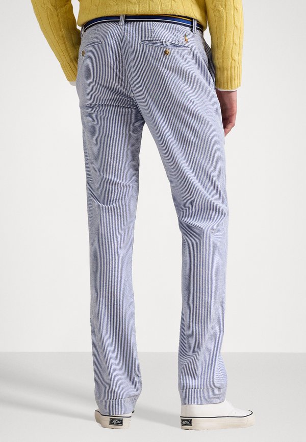 STRETCH STRAIGHT FIT SEERSUCKER PANT - Chinos