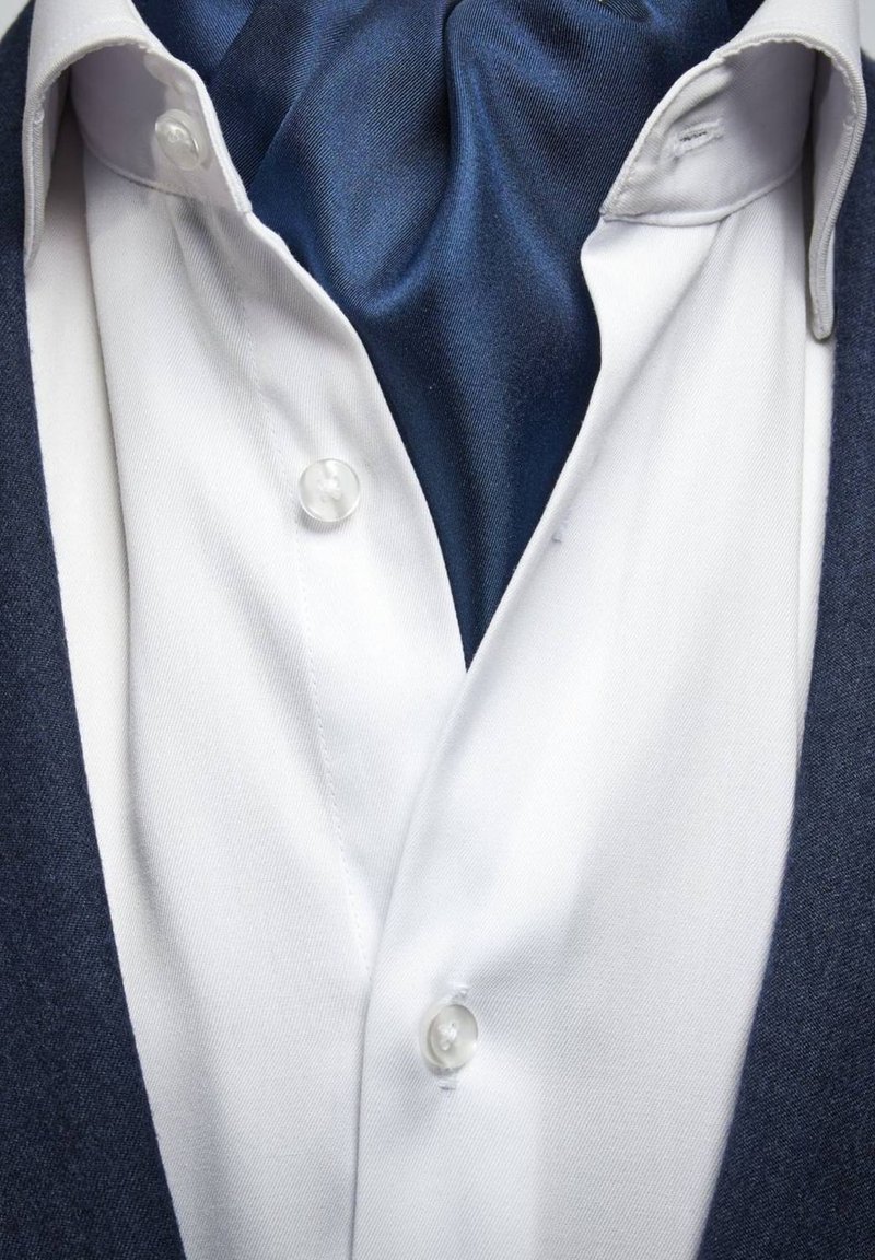 John Henric SINGLE POINTED ASCOT - Solmio - blue