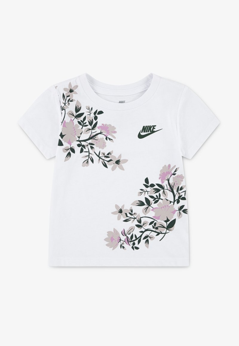 Nike Sportswear CLUB RINGLET - T-shirts med print - white