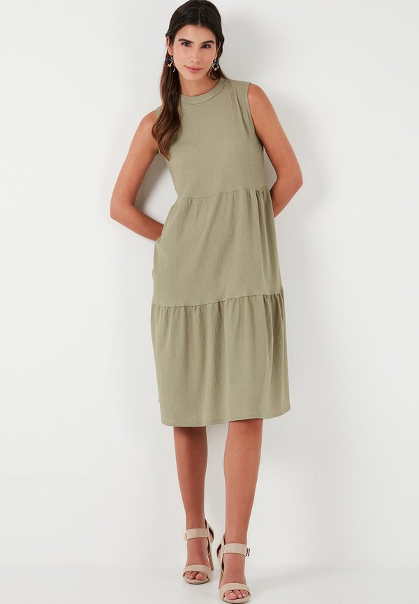 REGULAR FIT - Freizeitkleid - olive