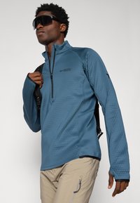 Columbia CRYSTAL LEAF™ HELIX HALF ZIP - Sweatshirt - everblue/black
