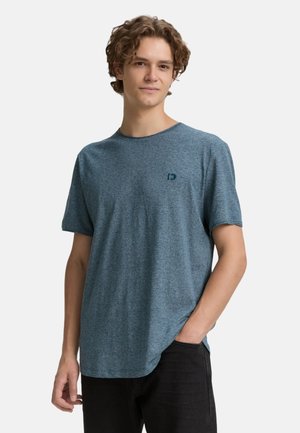 KURZARM - Basic T-shirt - dunkelgrün-melange