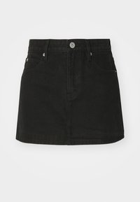 DKNY SKIRT - Farmerszoknya - black