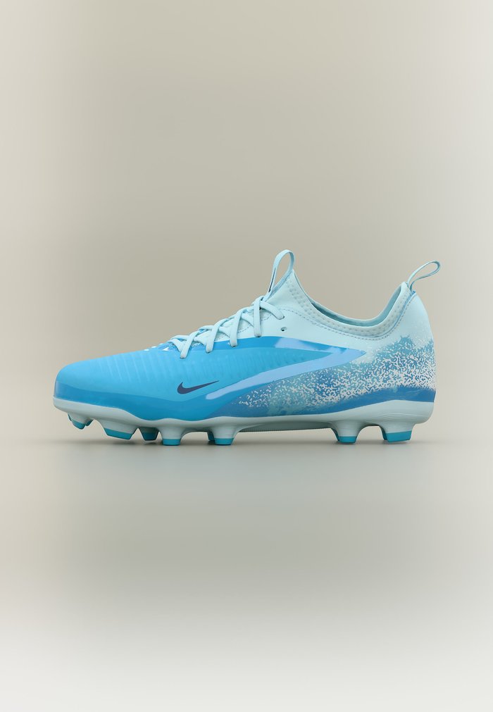 Nike PHANTOM 6 LOW ACADEMY ERLING HAALAND FG/MG UNISEX - Zapatillas fútbol para césped artificial - baltic blue/blue eclipse/glacier blue