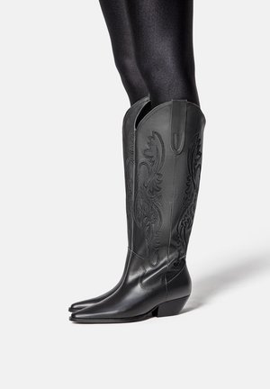 L37 COUNTRY ROADS - Bottes de cowboy / motard - black