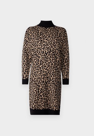 Vero Moda Petite, VMARIA DRESS  - Svetríkové šaty - black/silver mink