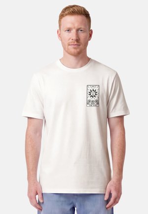 watapparel, TAROT THE SUN UNISEX - Print T-shirt - off white